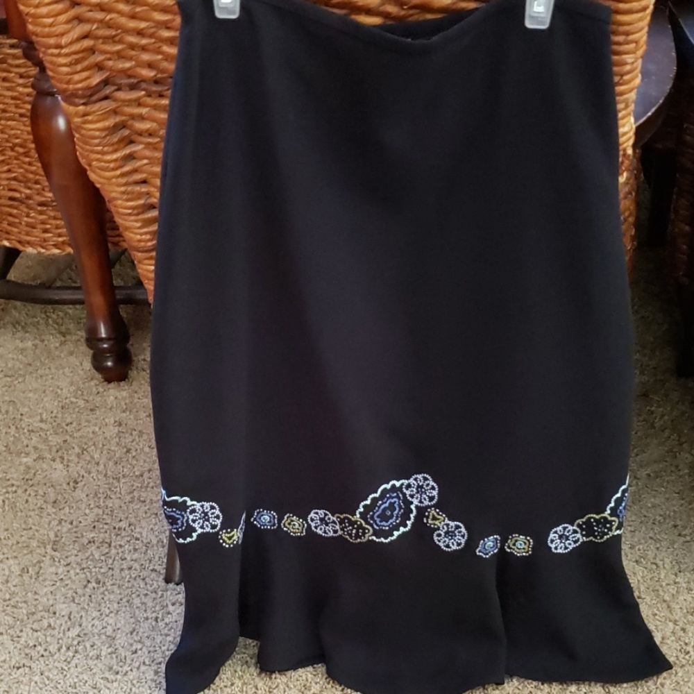 Beautiful Beaded Dressbarn Skirt